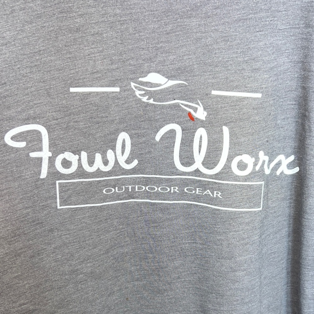 Fowl Worx Gray short sleeve tee - Picture 5 of 5